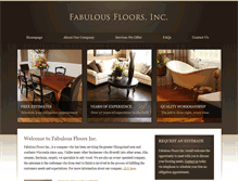 Tablet Screenshot of fabfloorsinc.com